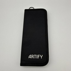 Artify Artist Paint Brush Set w/ Zipper Case Travel Kit Mixed Media Acrylic Used