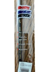 Linzer Artist Brush 9308 No. 3/8 Pure White Bristle, Lot of 25