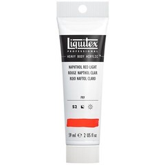 Professional Heavy Body Acrylic Paint 2-oz Tube Naphthol Red Light Color