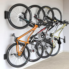 monTEK Swivel Bike Wall Mount – 4 Pack Garage Hanger & Space-Saving Grey