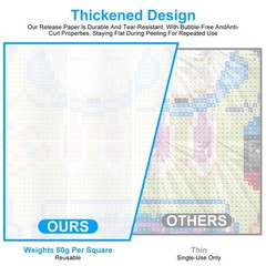 Diamond Art Release Paper,Diamond Painting Paper, True color
