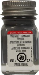 Testors Enamel Paint – Flat Gray, 1/4 oz bottle