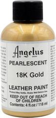 Pearlescent 18K Gold Acrylic Leather Paint 4Oz