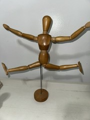 Wooden Artist Posable Model Figure Mannequin Articulated 12 ” Good Quality Used