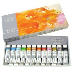 [☆New] Kusakabe Harmonia Plus Transparent watercolor paint 12-color 10ml F/Japan