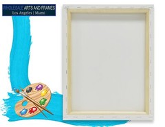 0.75″ Extra Fine Artist Stretched Canvas. Many Sizes Bulk Discounts. USA Made