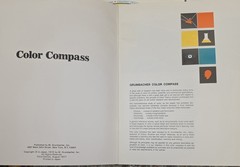 Vtg 1977 Grumbacher Color Compass Wheel Chart Set B425 Art Mixing Guide Theory