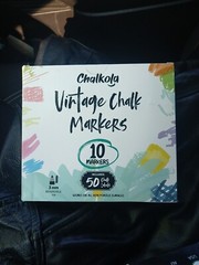 Chalkola Liq. Chalk Markers for Chalkboard, Window (LOT OF 7)