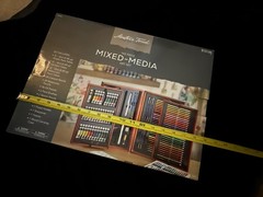 New & Sealed Fine Art Studio Mixed Media Art Set 143 Piece Oil Paint Etc W/ Case