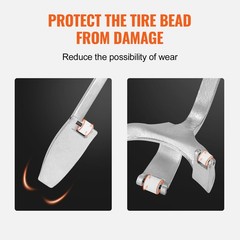 22.5-24.5in 3pcs Steel Tire Changer Bead Breaker Bead Holder Orange