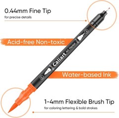 Creative 72 Colors Brush and Fine Tip Markers – Perfect for All Artistic Outlets