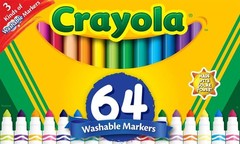 64pcs Broad Line Marker Set
