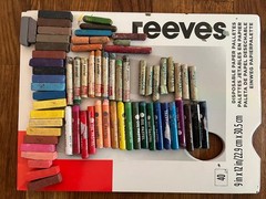 Daler Rowney Vintage Duro Craftint Oil Pastels Chalk 68 LOT Drawing Art Supplies