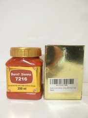 Flash New Generation Acrylic Color For Art, Burnt Sienna 200ml *READ MORE