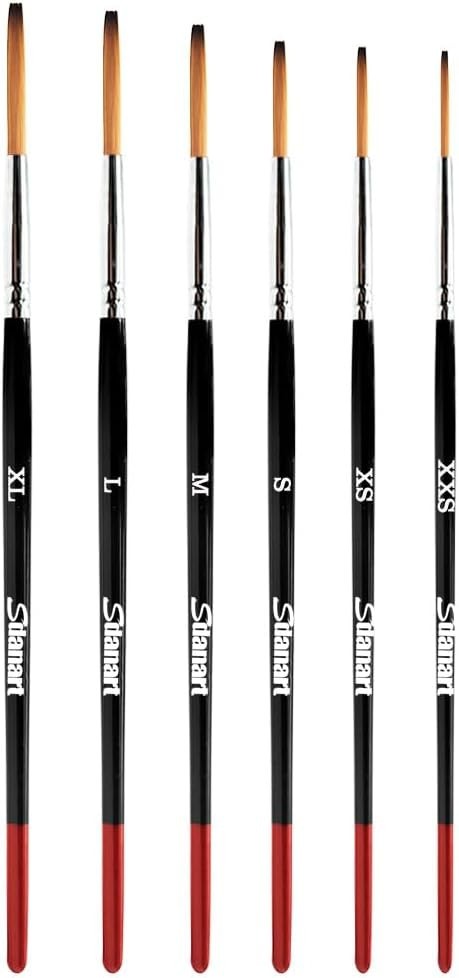 Professional 6Pcs Quill Brushes Set for Sign Painting Pinstriping