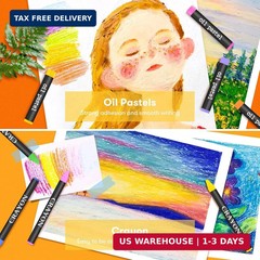 iBayam Art Supplies, 150-Pack Deluxe Wooden Art Set Crafts Drawing Painting Kit