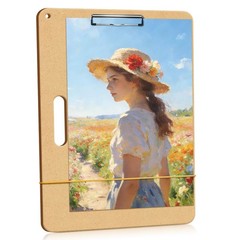 11.8×17.7 Sketch Drawing Board, Art Board with Sturdy Clip and Bands, Portabl…