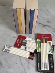 Tombow Irojiten Color Dictionary Sets Vol. 4–9 + Fluorescent + Extras — 6 Boxes