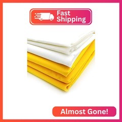 INTBUYING Silk Screen Printing Mesh Fabric 200 Mesh (80T) Yellow 3 Yards Long 50