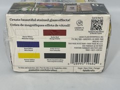 Gallery Glass, Basic Stained Glass Kit, 6 Colors Acrylic Paint – Brand New