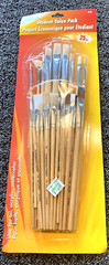 25 Piece Artist Brush Set Comtemporary Crafts NEW SEALED