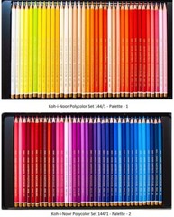 KOHINOOR set of artists´ coloured pencils 3828 144 pcs POLYCOLOR Exclusive set