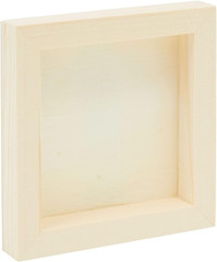 Wood Panel Canvases for Painting – 5 X 5 In, 0.85 in Thick, Pack of 6 – Unfinish