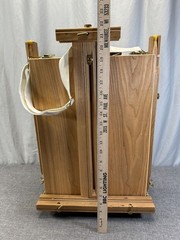Solid Beech Wood Plein Air French Easel Foldable Spacious Adjustable
