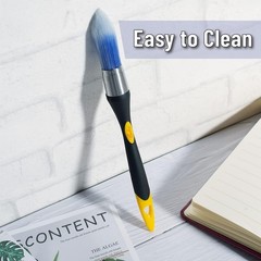 Trim Brush 0.75 Inch Edge Painting Tool Lightweight Plastic Handle for Easy Use
