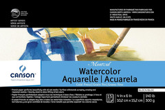 Artist Series Montval Watercolor Paper, Fold over Block, 4X6 Inches, 15 Sheets (