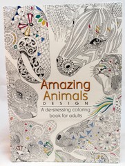 Oceanis Adult and Teen Coloring Book Amazing Animals Theme