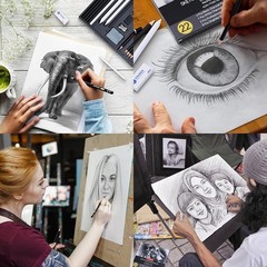 Versatile Art Pencil Set: 22-Piece Graphite & Charcoal Tools for Artists