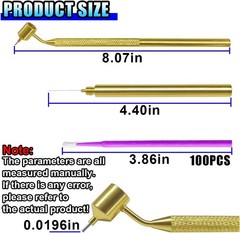 100PCS 0.5mm Touch Up Paint Brushes Fine Line Car Scratch Repair Kit