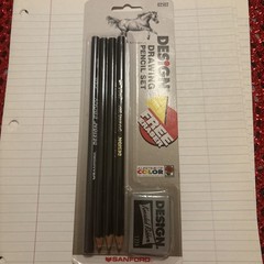 VTG 1999 Sanford Design Drawing Pencil Kit. 4 Pencils & Eraser Made In USA! NOS!