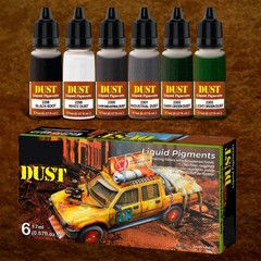Green Stuff World for Models and Miniatures Liquid Pigments Set – Dust 10127
