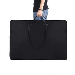 Vazkequ Large Size Art Portfolio Tote with Nylon 24*36 inch, Black