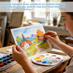 30 Sheets Cold Press Watercolor Paper 8.5X11 Inch, 140Lb/300Gsm Heavyweight Acid