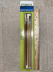 Vintage 1980 Paint Brushes 4 Pack Studio 5 Artist & Hobby Brushes New Craft