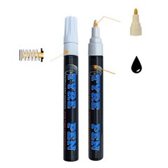 Tire Paint Pen Erasable Weatherproof Non-Fading Quick Dry Tyre Drawing Marker