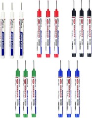 Long Head Deep Hole Marker Pens, 15PCS Long Nib Marker 20mm Quick Dry Waterproof