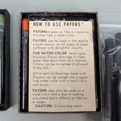 Vintage Prang Payons Water Color Crayons 341-8 Lot 2 Boxes + Loose USA Art Set