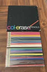 Vintage Col-Erase Pencils SEALED 24 Color Set Faber-Castell 80s U.S.A. Made