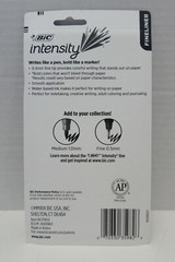 BIC Intensity Fineliner Marker Pen, Fine Point (0.4 mm), Assorted Colors, 5pk