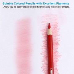 6Pcs, Watercolor Pencil for Coloring Drawing Painting Sky Blue