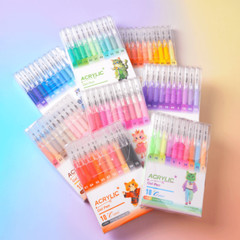 10/100 Colors Acrylic Gel Pens, 1.0 Fine Tip Muticolor Gel Pen Art Set