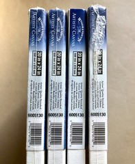 Winsor & Newton Stretched Artist Canvas Board 20×24” Pack of 4 | 3/4” Thick NEW!