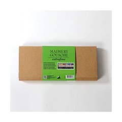 Maimeri Artist Gouache Plastic Box Set – Set of 12 Colors, 20 ml tubes