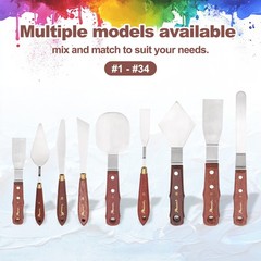 Pack of 1 Large Palette Knife No.3 9.3″ Long Palette Knives