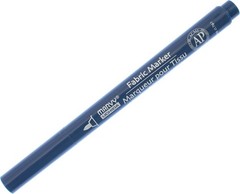 Marvy Fine Point Fabric Marker in Navy – Ideal for Detailed Art & Crafts