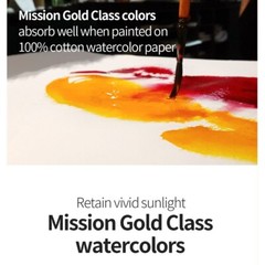 Mijello Mission Gold Class Watercolor Set 15ml 34 Colors MWC-1534